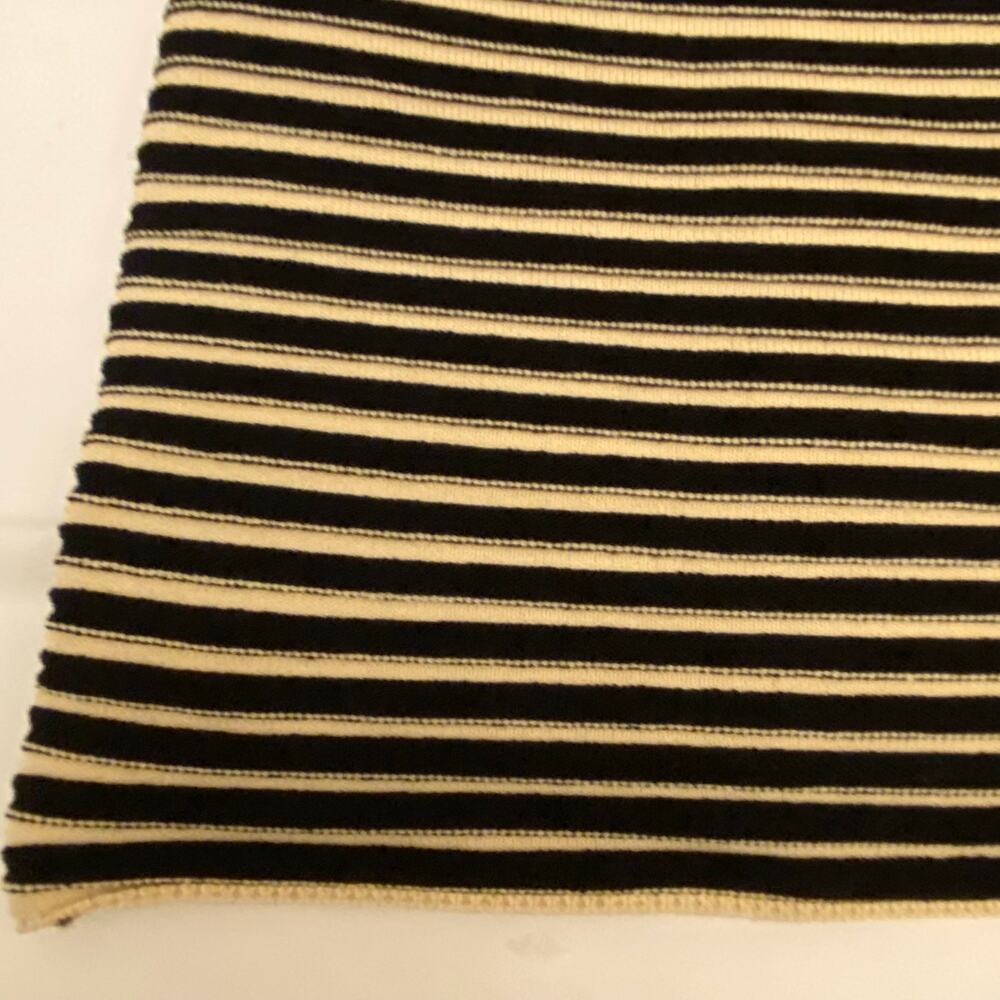 The Wolf Gang Size Small Sunmor Strapless Knit Black & Beige Maxi Dress - Picture 6 of 14